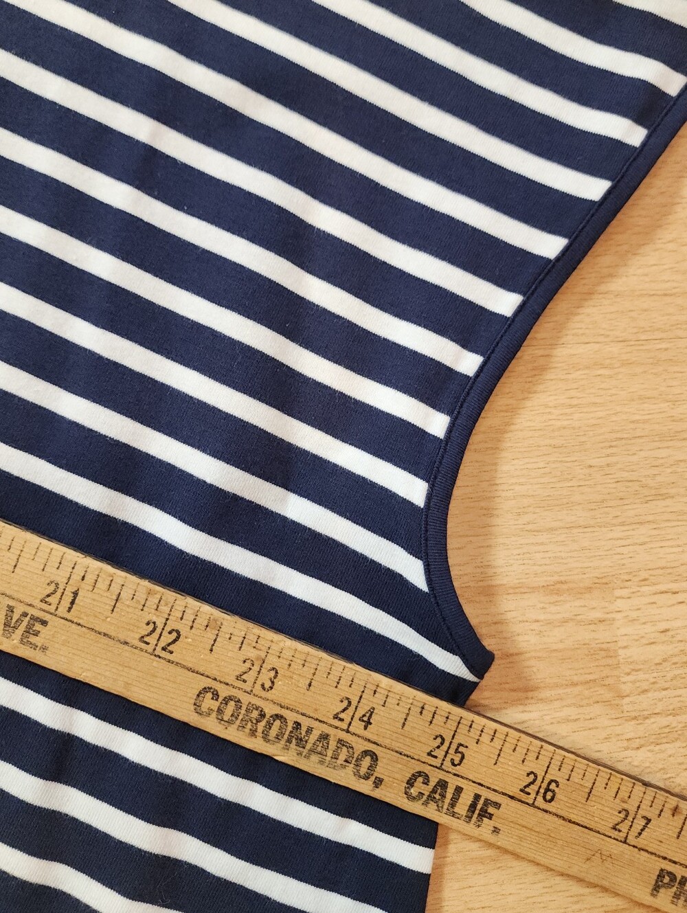 NWT Universal Standard Pima Cotton Iconic Geneva Dress Navy White Stripe 3X - Picture 11 of 16